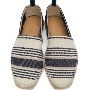 Castaner Espadrilles - Navy & Off-White Canvas